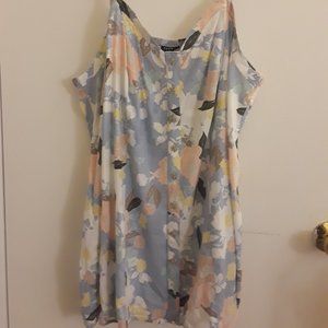 LIGHT BLUE FLORAL CAMI